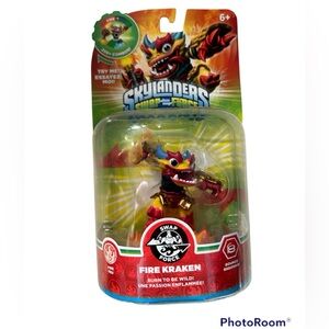 NIP New Sealed Skylanders Fire Kraken Burn to Be Wild! Accessory Figure